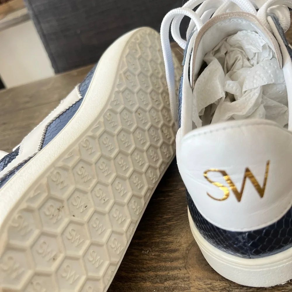 Stuart Weitzman Daryl snake Embossed sneakers